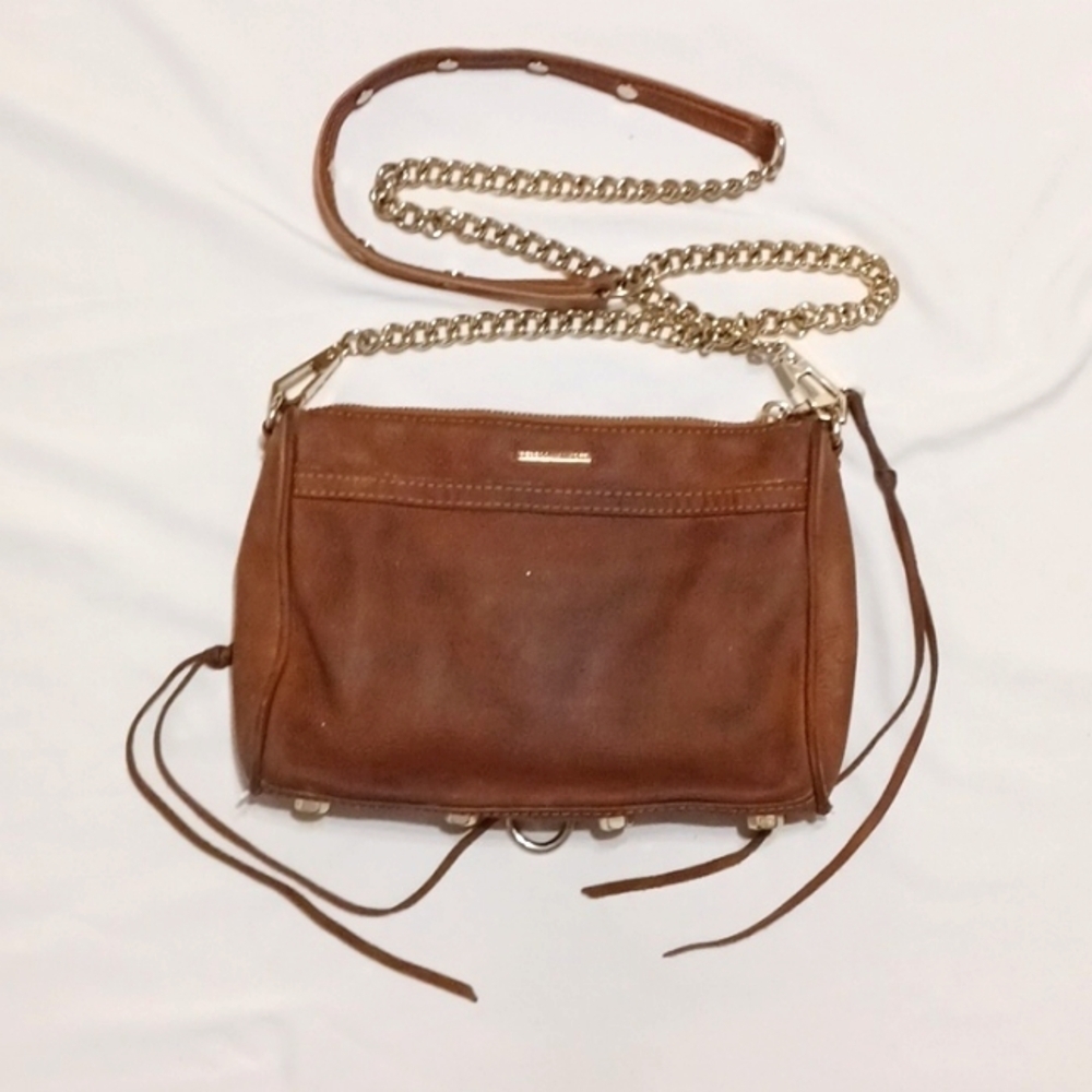 Rebecca Minkoff Brown Leather MAB Crossbody Bag - Picture 12 of 12